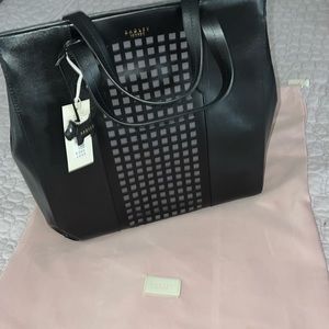 NEW!  Radley London Black Leather Handbag